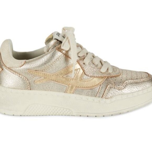 ASH - Starlight Metallic Leather Sneakers - Picture 2 of 9